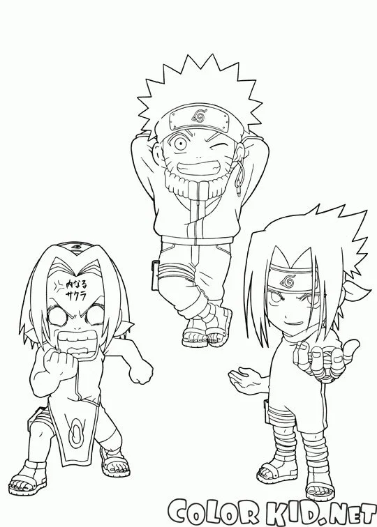 Naruto And Sasuke Coloring Pages 43