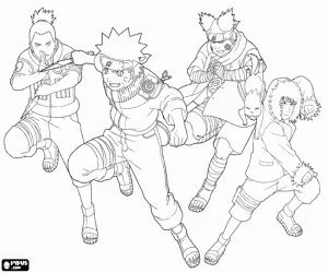 Naruto And Sasuke Coloring Pages 50