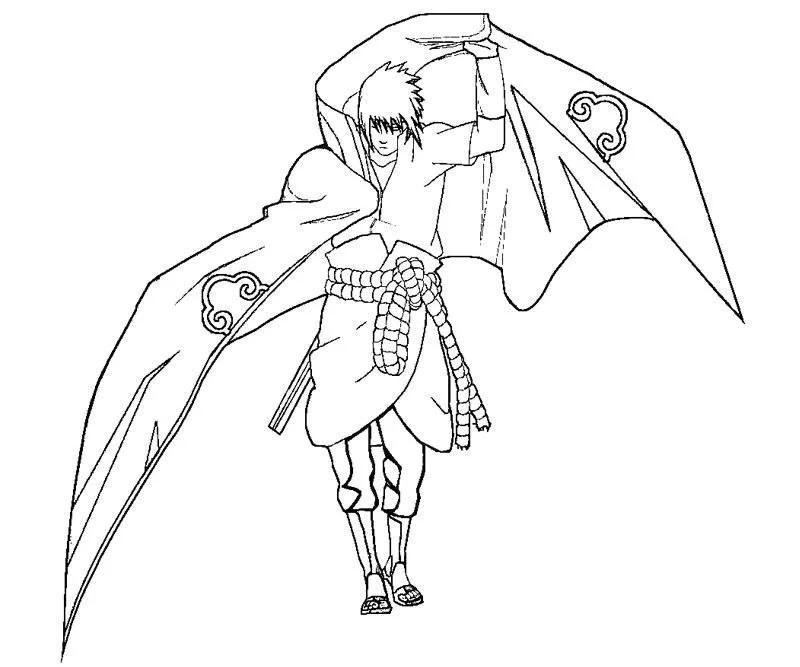 Naruto And Sasuke Coloring Pages 55