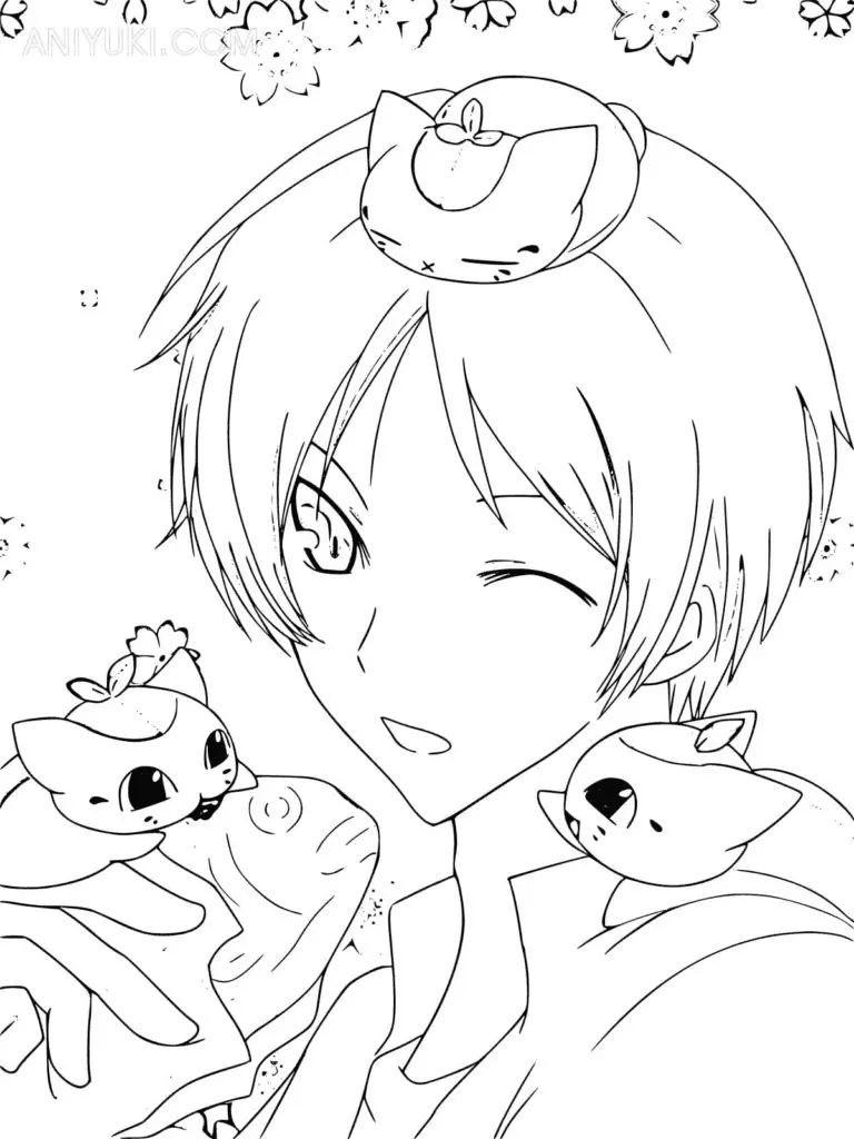 Natsume Yuujinchou Coloring Pages 7