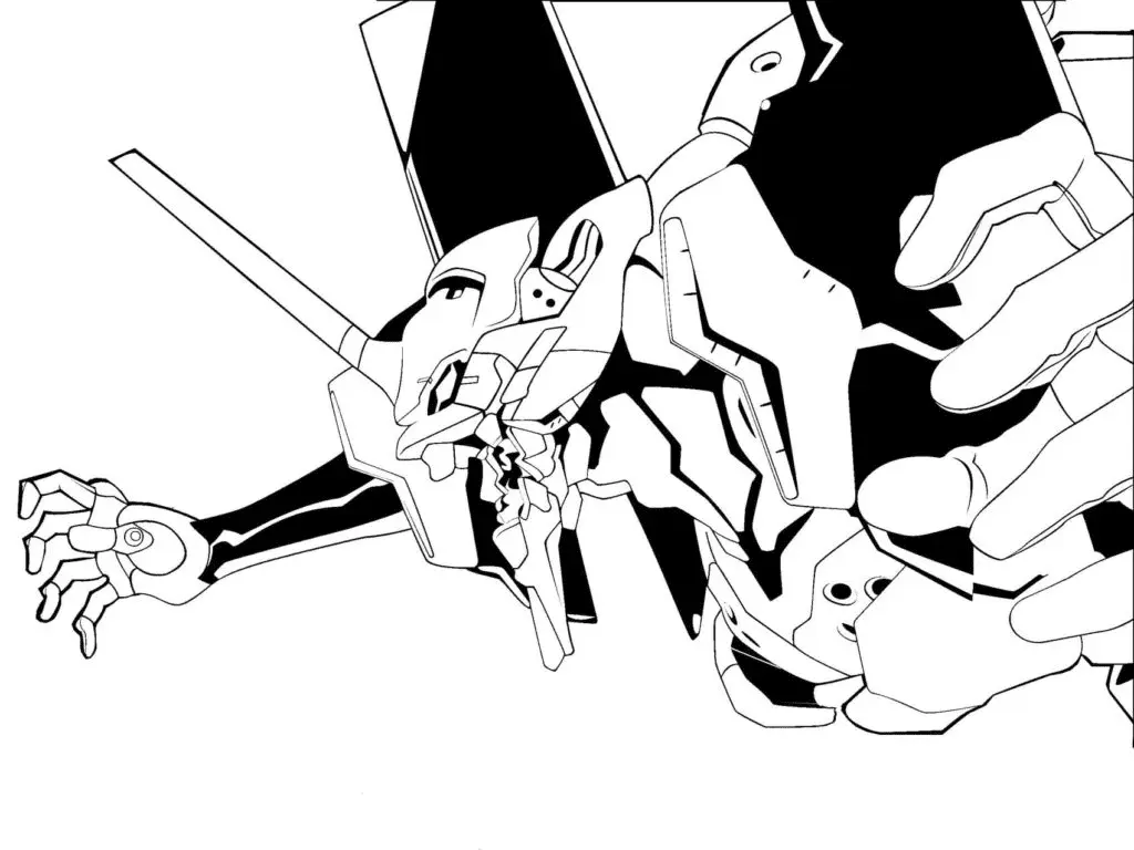 Neon Genesis Evangelion Coloring Pages 40