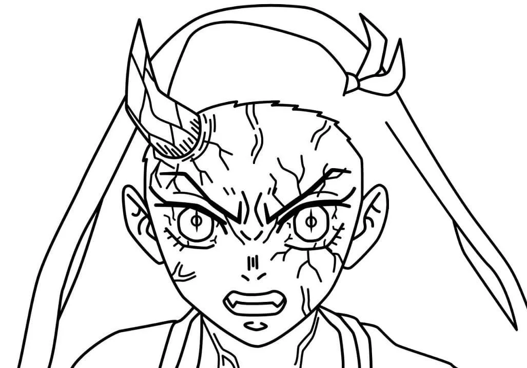 Nezuko Coloring Pages 27