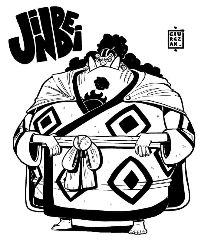 One Piece Characters Coloring Pages 16