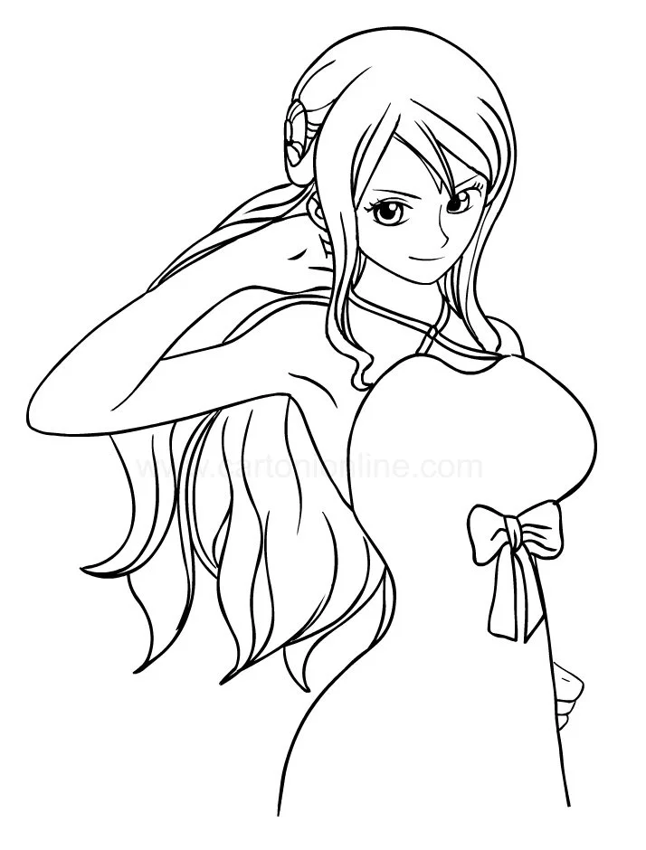 One Piece Characters Coloring Pages 19