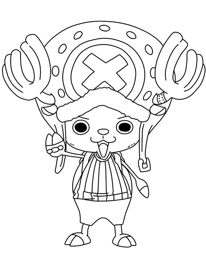 One Piece Characters Coloring Pages 27