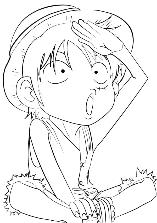 One Piece Characters Coloring Pages 7