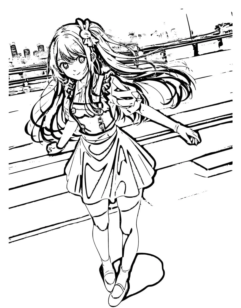 Oshi No Ko Coloring Pages