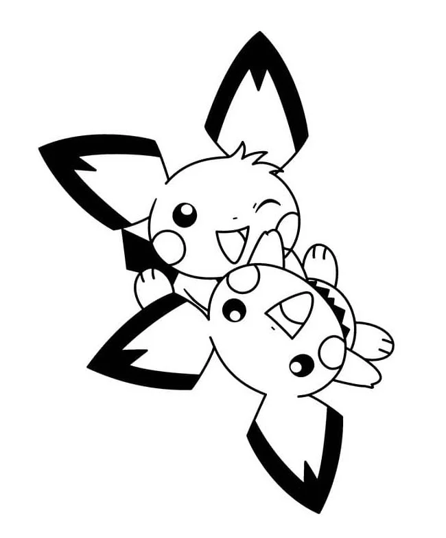 Pichu Coloring Pages 20