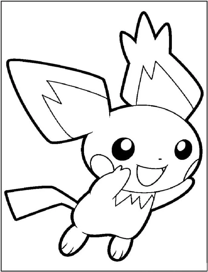 Pichu Coloring Pages 36