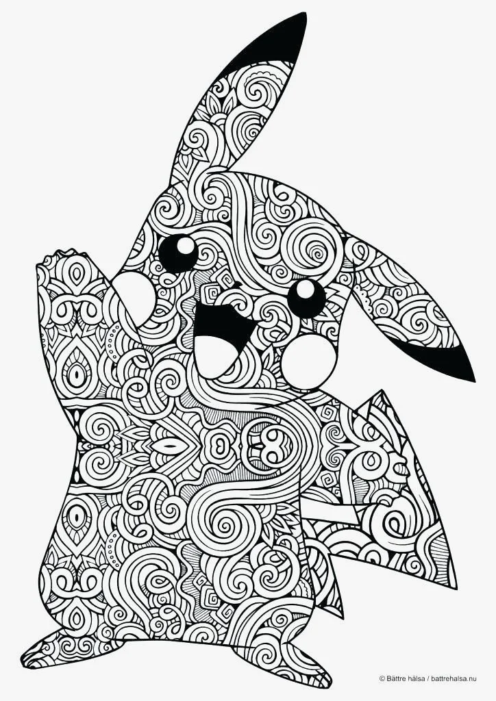 Pickachu Coloring Pages 26