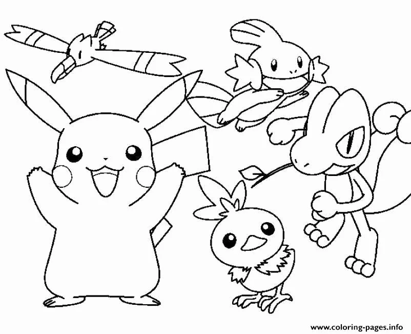 Pickachu Coloring Pages 30