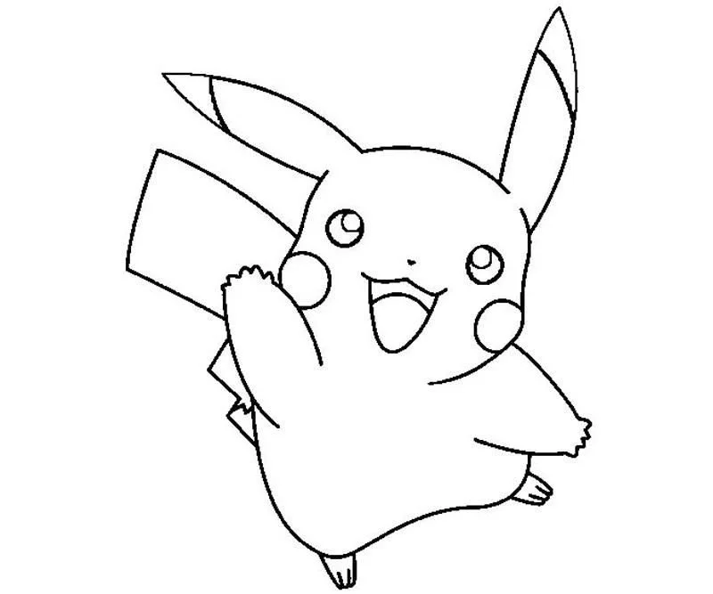 Pickachu Coloring Pages 42