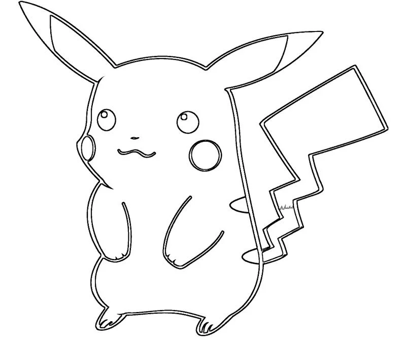 Pickachu Coloring Pages 48