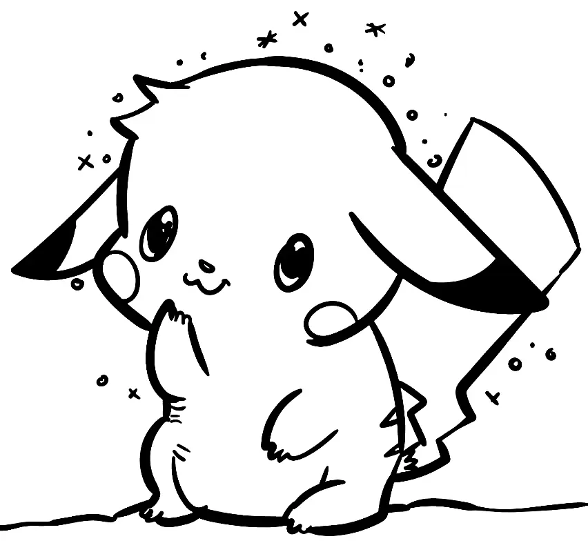 Pikachu Coloring Pages 101