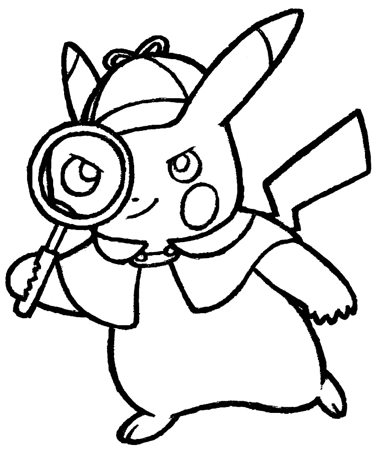 Pikachu Coloring Pages 103