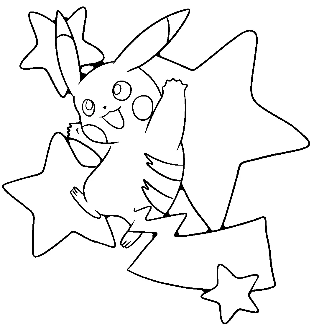 Pikachu Coloring Pages 105