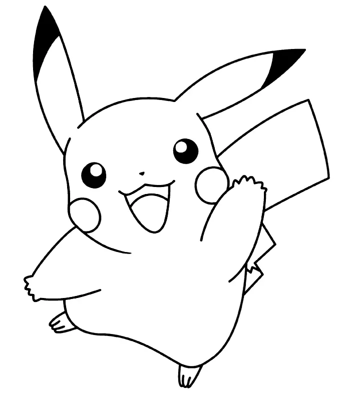 Pikachu Coloring Pages 120