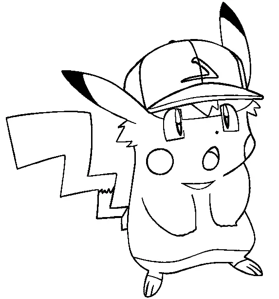 Pikachu Coloring Pages 121