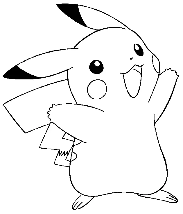 Pikachu Coloring Pages 127