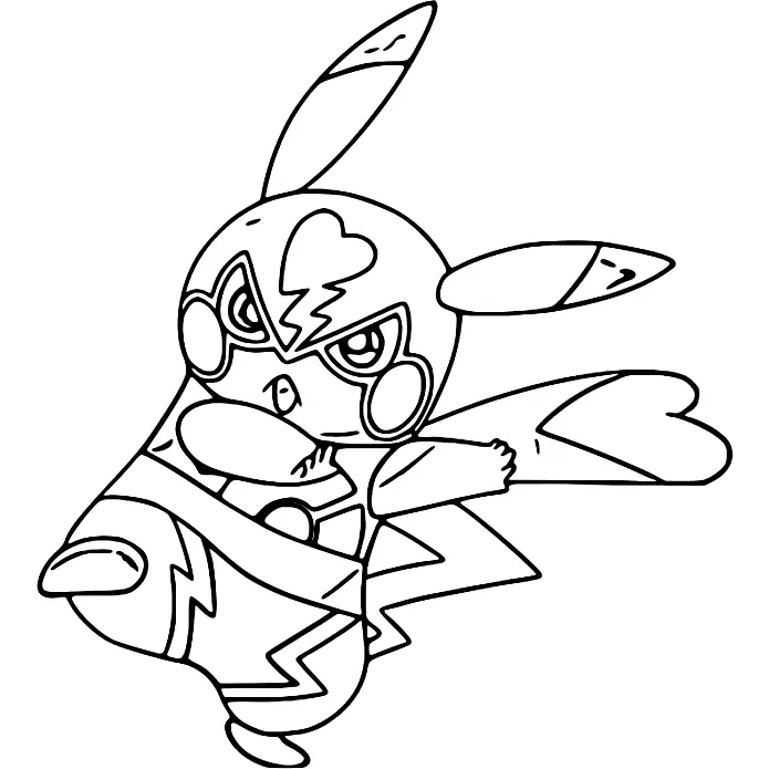 Pikachu Coloring Pages 133