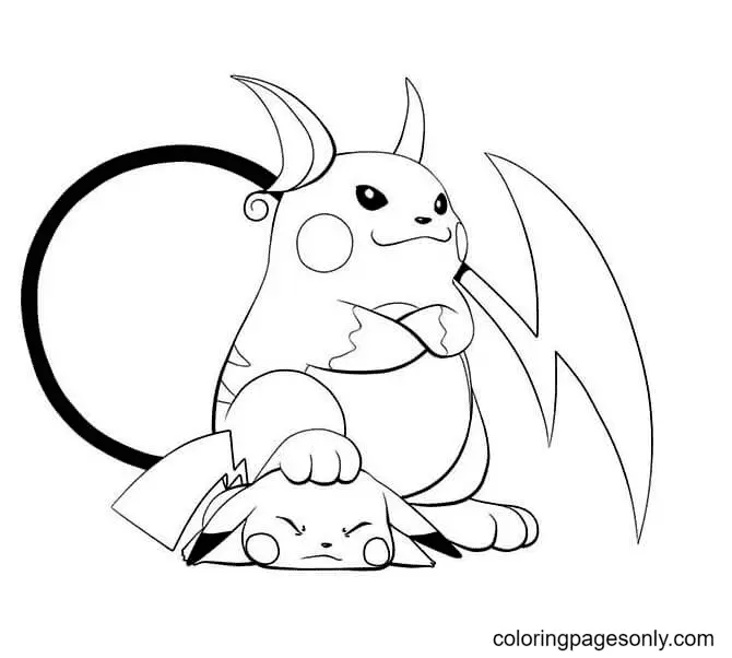 Pikachu Coloring Pages 27