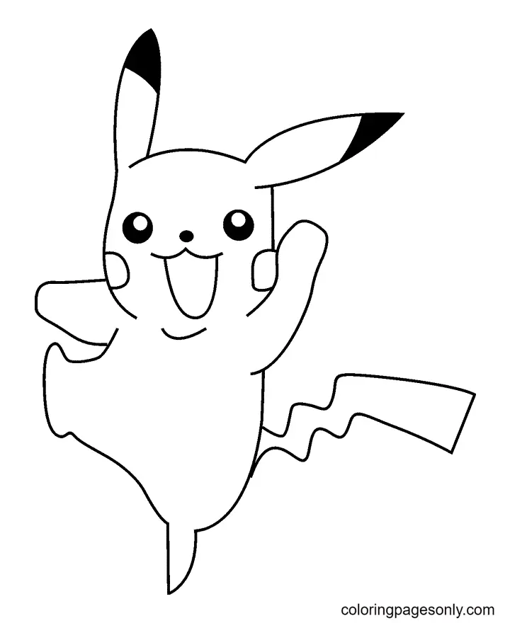 Pikachu Coloring Pages 28