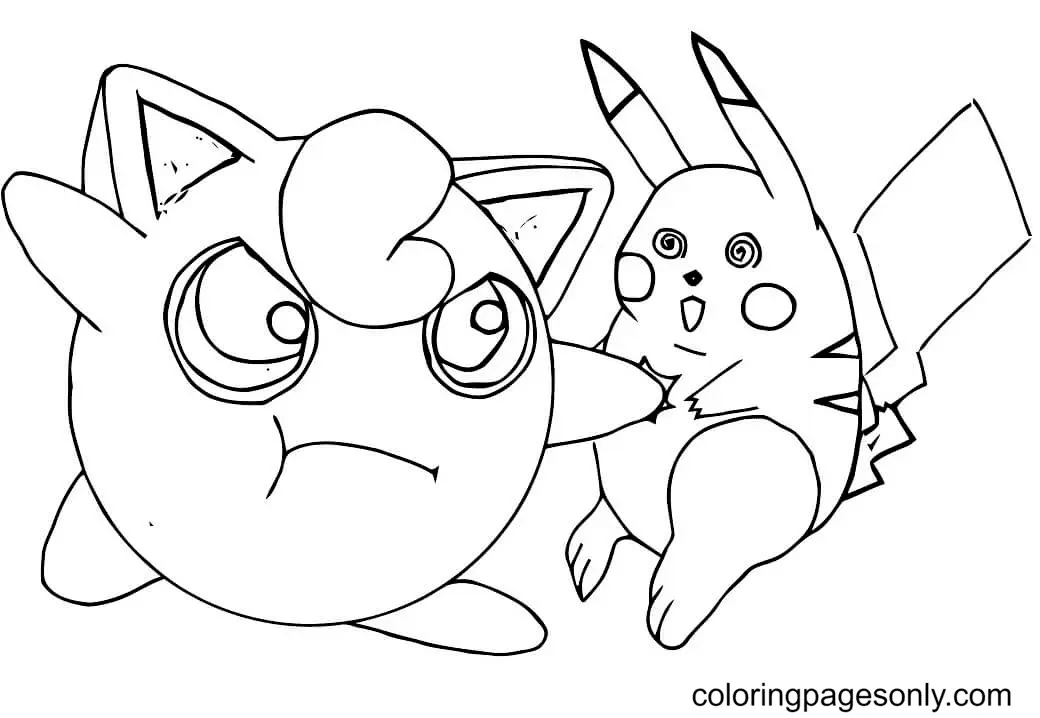 Pikachu Coloring Pages 32