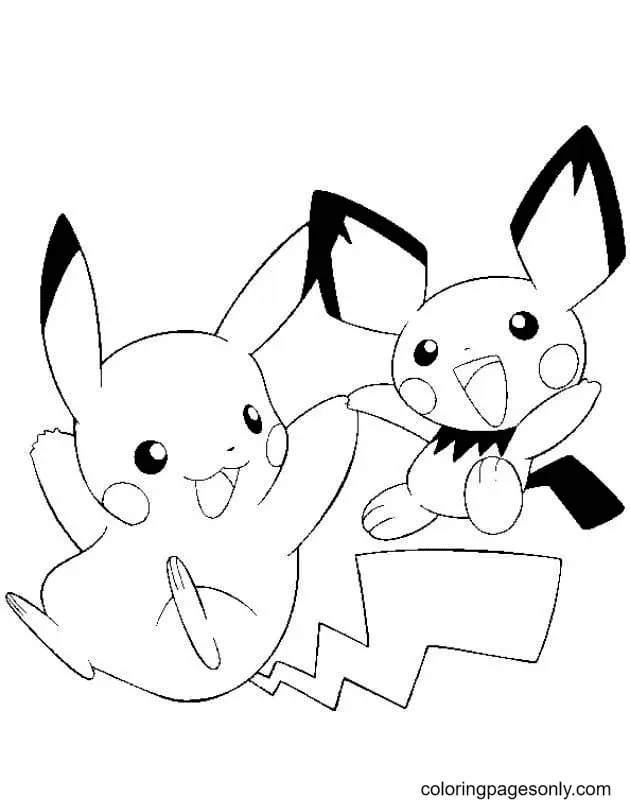 Pikachu Coloring Pages 33