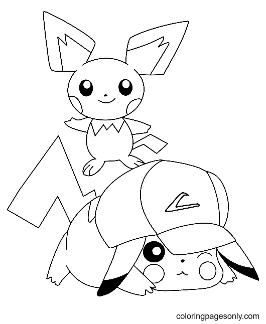 Pikachu Coloring Pages 37