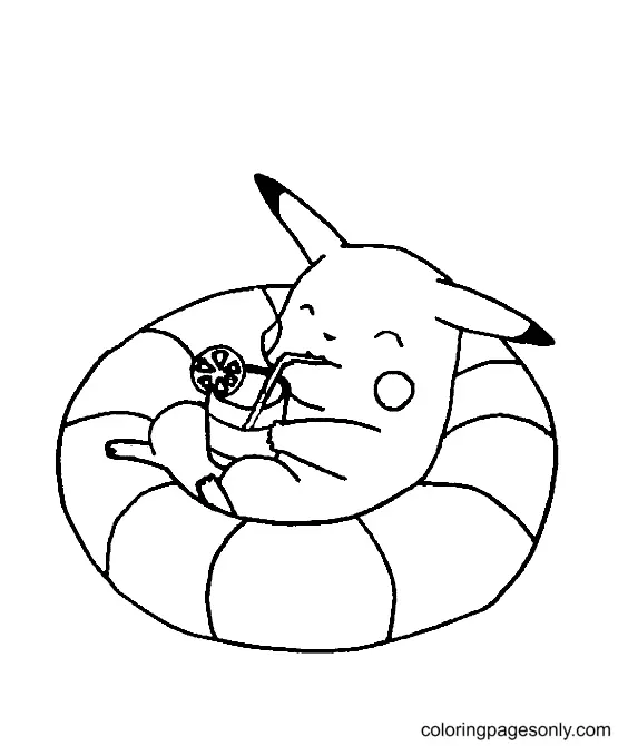 Pikachu Coloring Pages 38