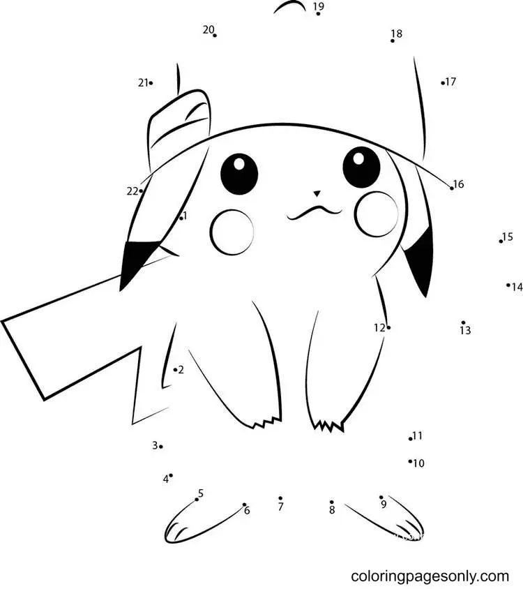 Pikachu Coloring Pages 48