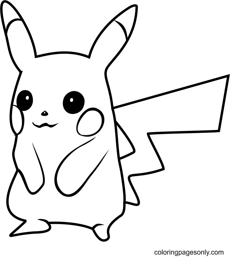 Pikachu Coloring Pages 51