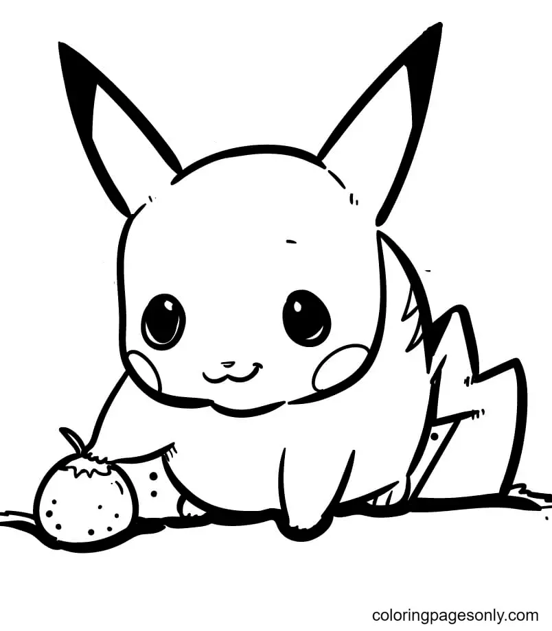 Pikachu Coloring Pages 53