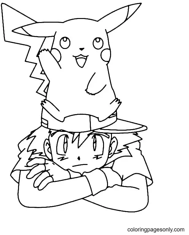 Pikachu Coloring Pages 54