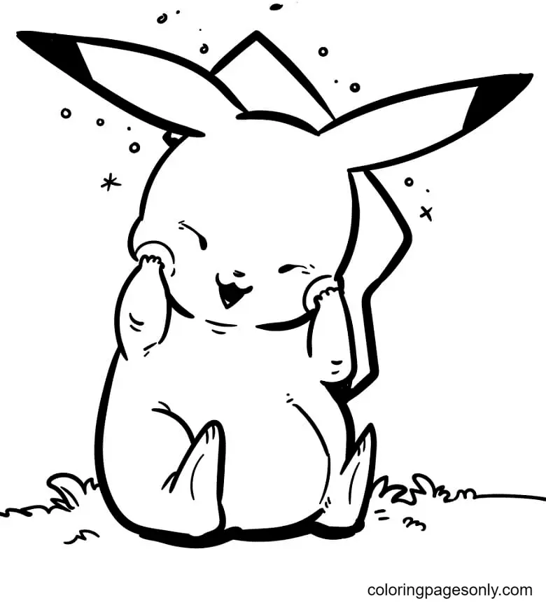 Pikachu Coloring Pages 56