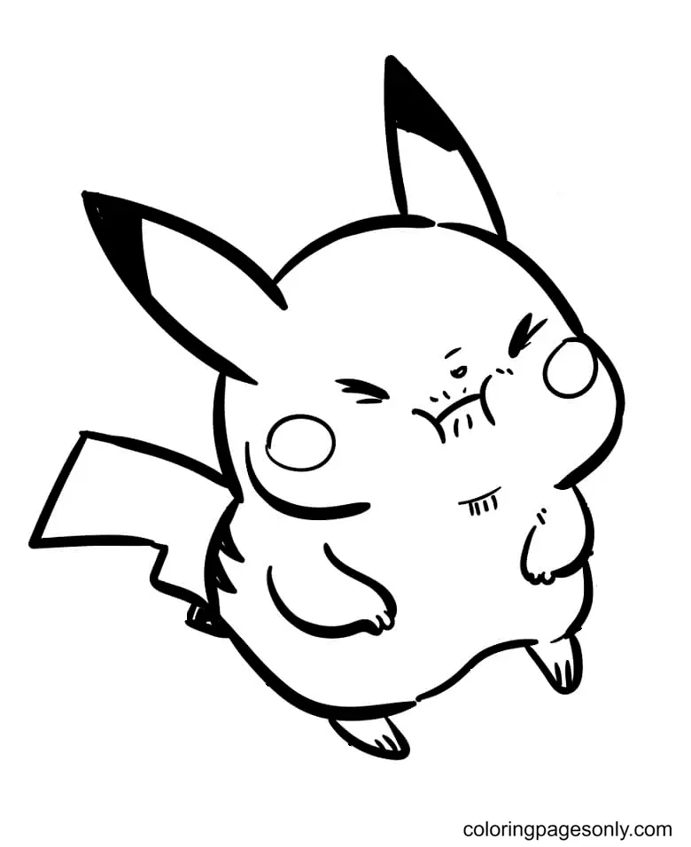 Pikachu Coloring Pages 73