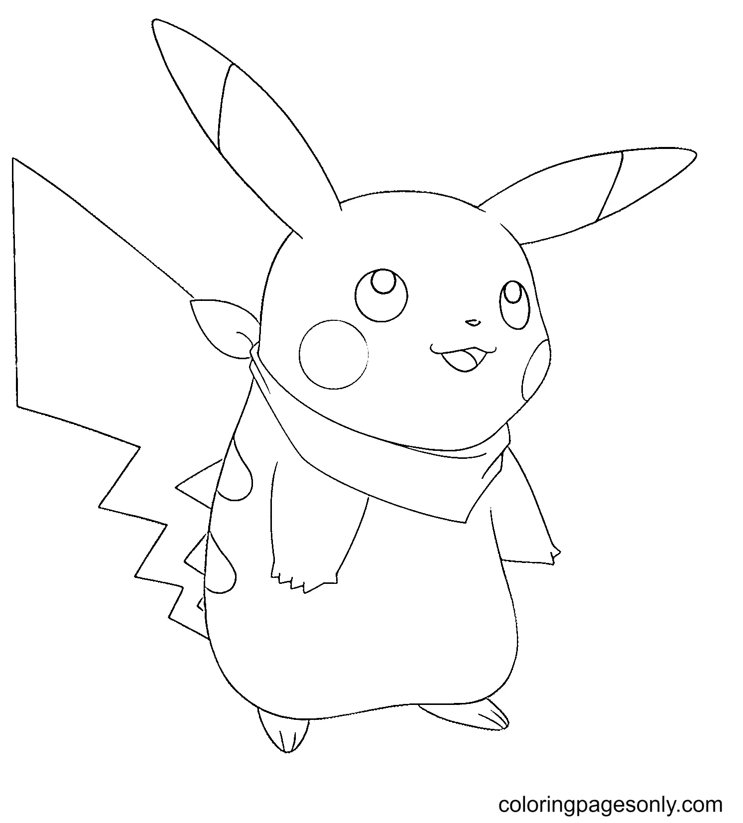 Pikachu Coloring Pages 74