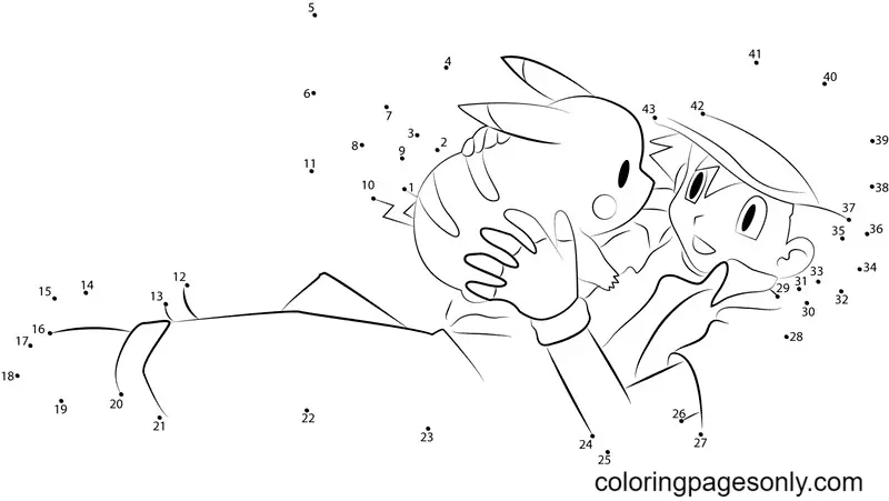 Pikachu Coloring Pages 78