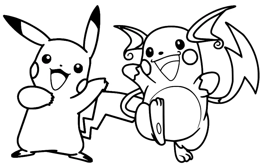 Pikachu Coloring Pages 80