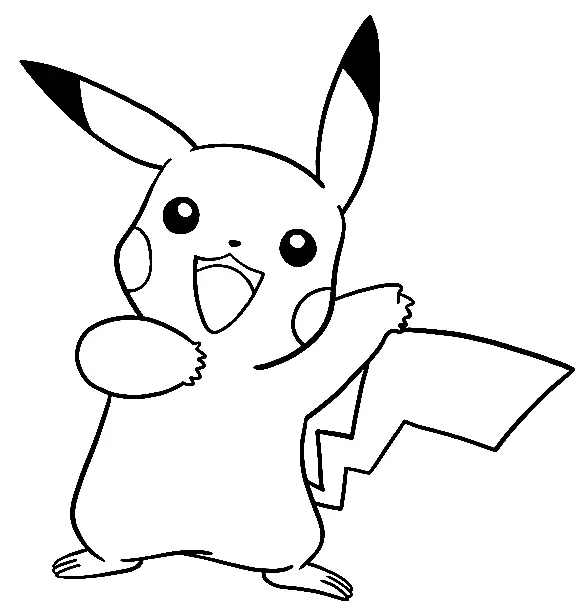 Pikachu Coloring Pages 87