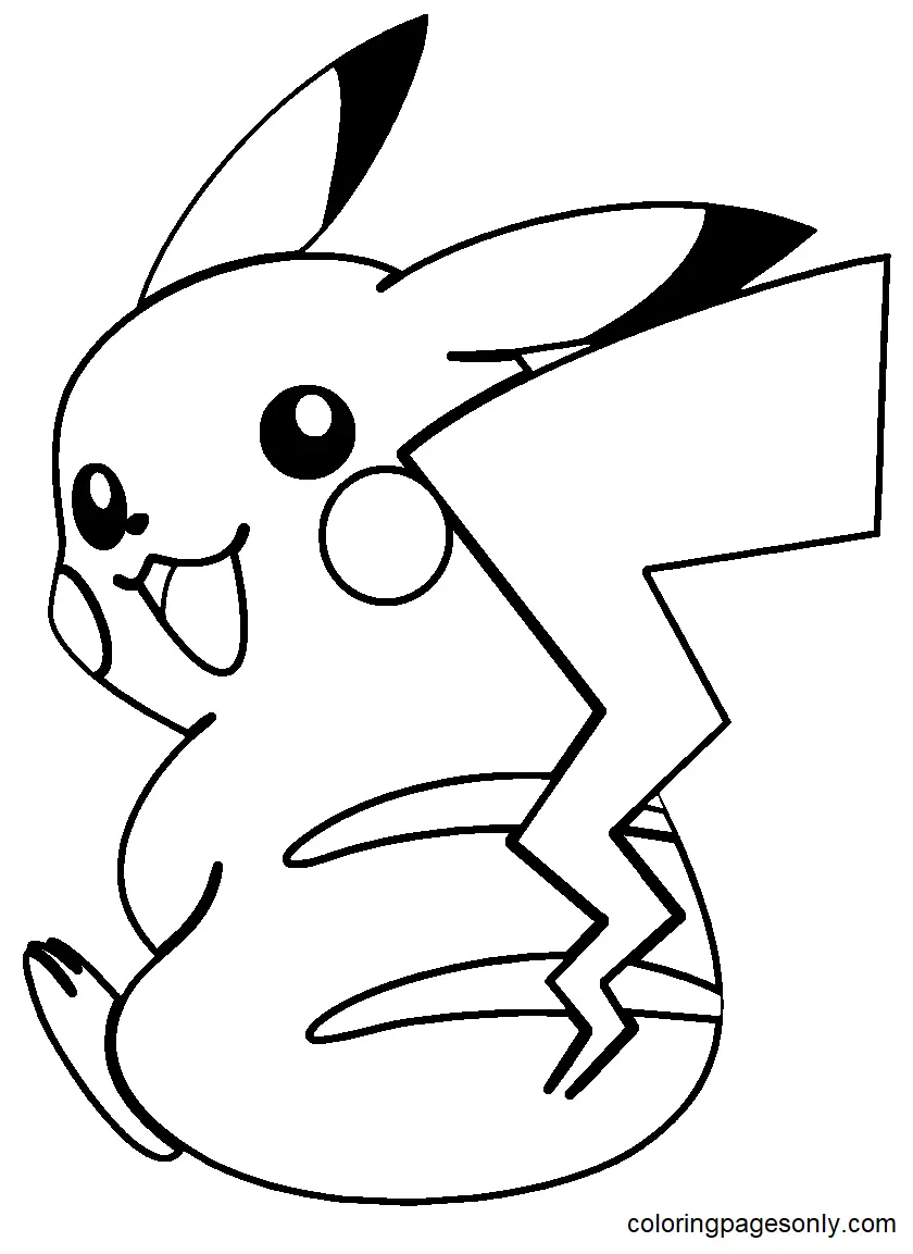 Pikachu Coloring Pages 89