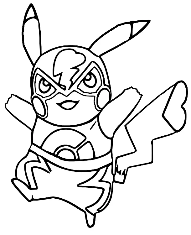 Pikachu Coloring Pages 91