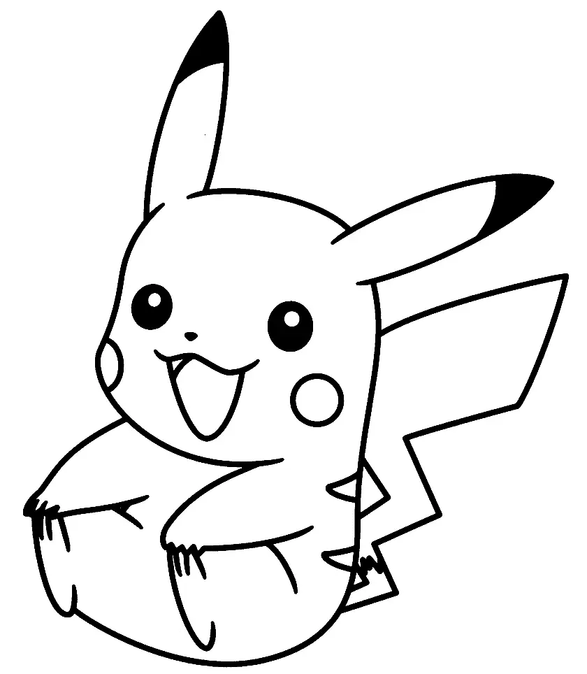 Pikachu Coloring Pages 99