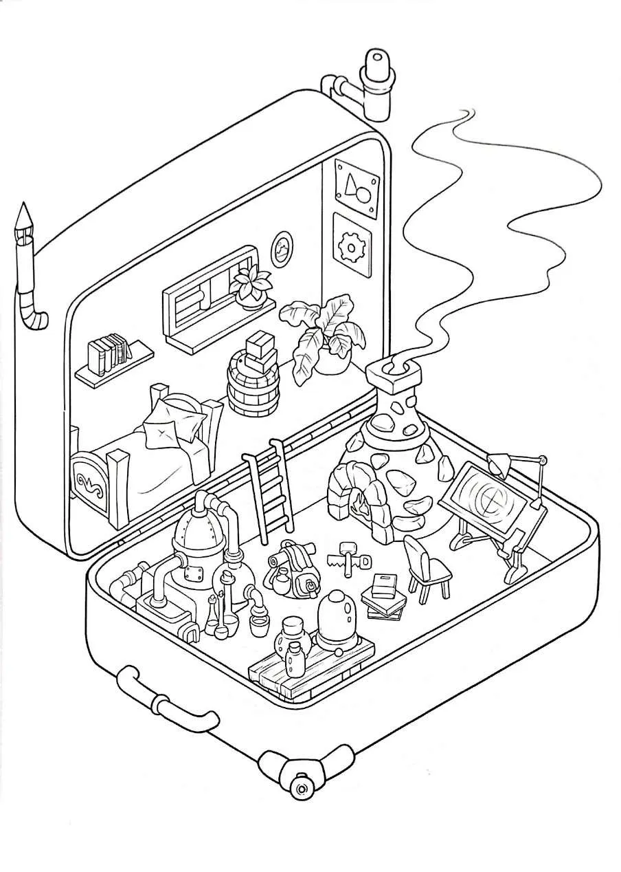 Pocket World Coloring pages 28