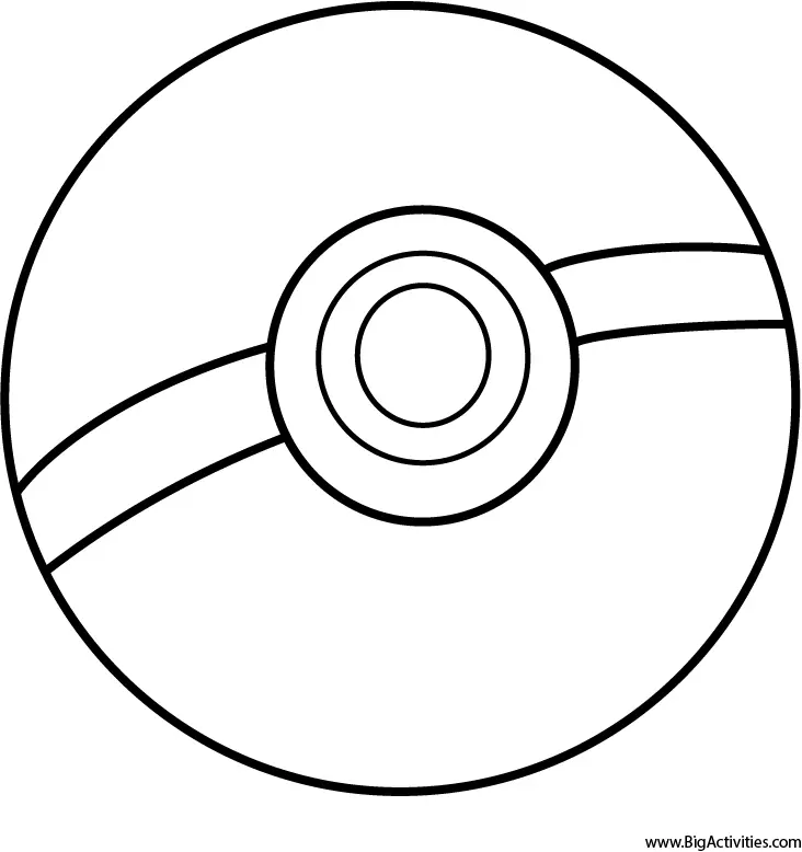 Pokeball Coloring Pages 1