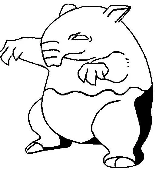 Pokemon Characters Coloring Pages 105