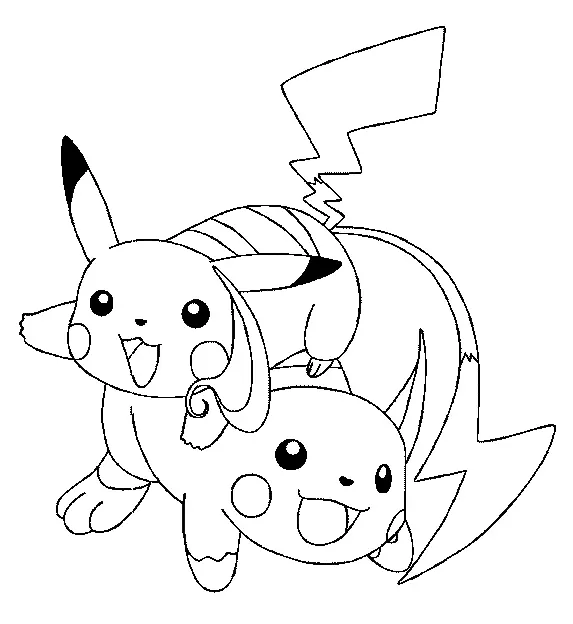 Pokemon Characters Coloring Pages 21