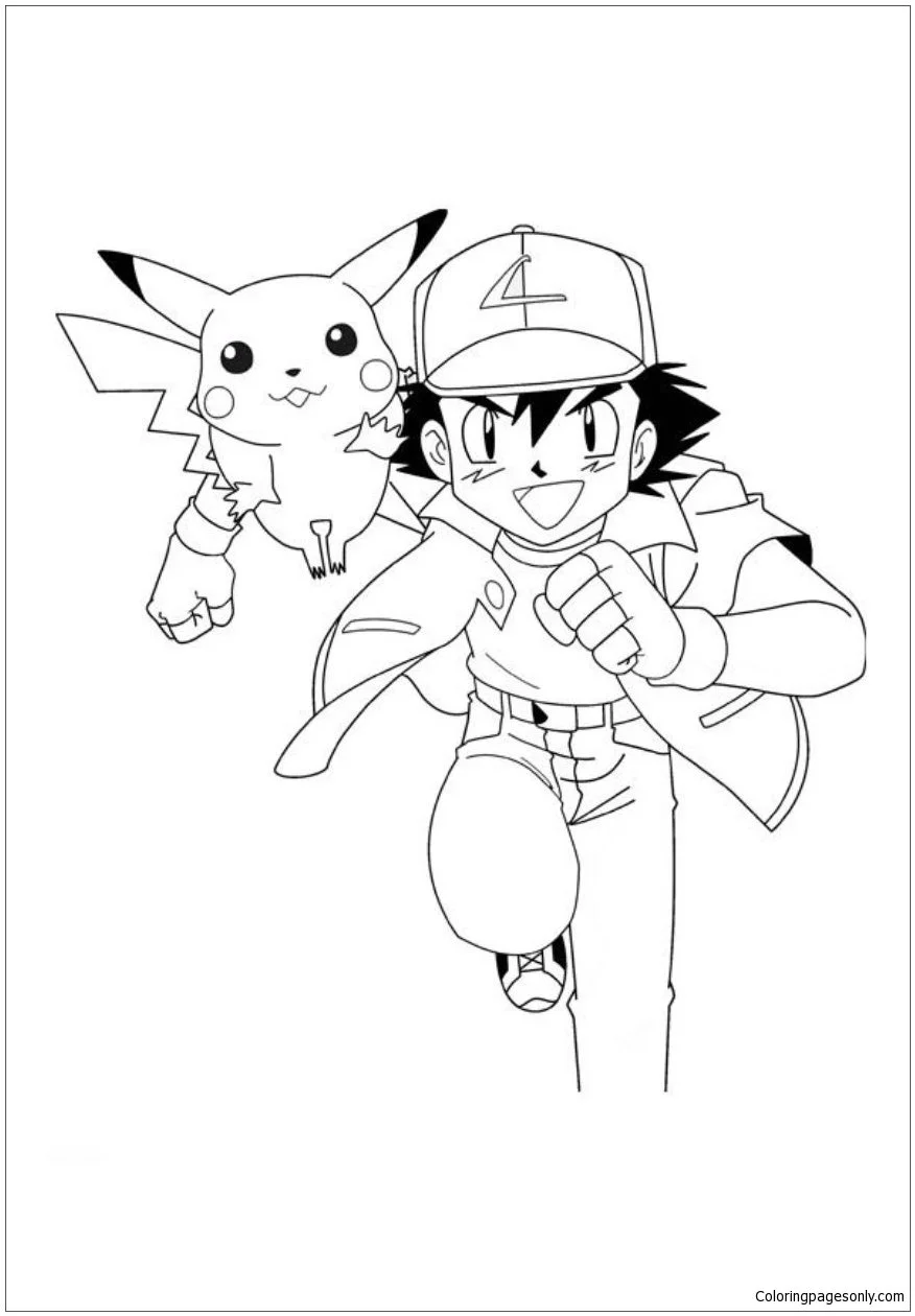 Pokemon Characters Coloring Pages 214