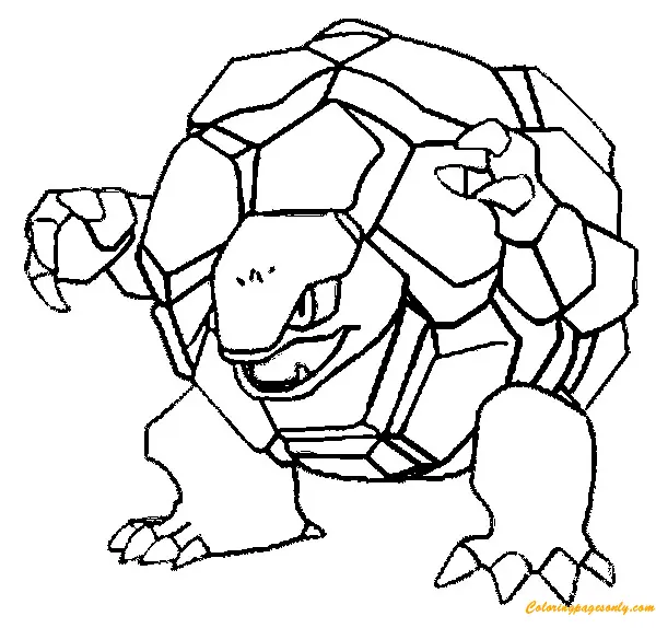 Pokemon Characters Coloring Pages 32