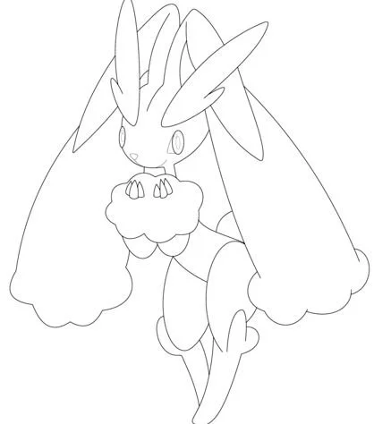 Pokemon Characters Coloring Pages 34